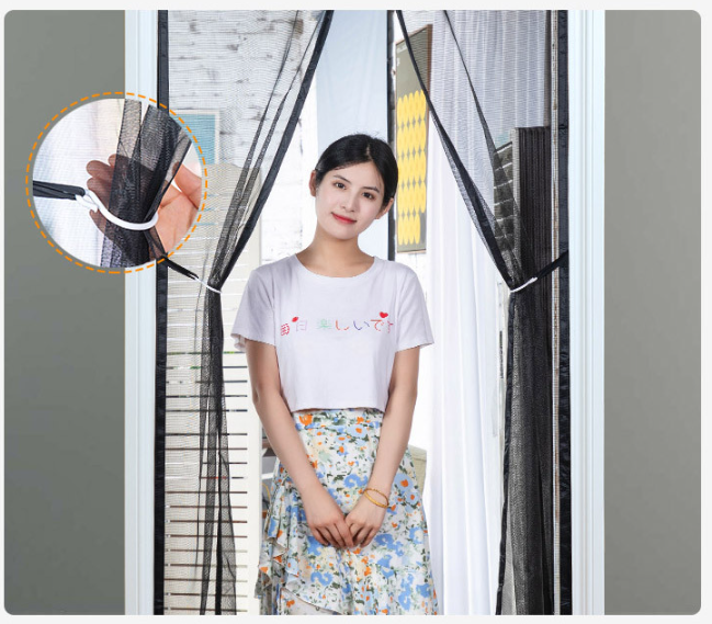 What aspects should I consider when choosing anti-mosquito door curtains?