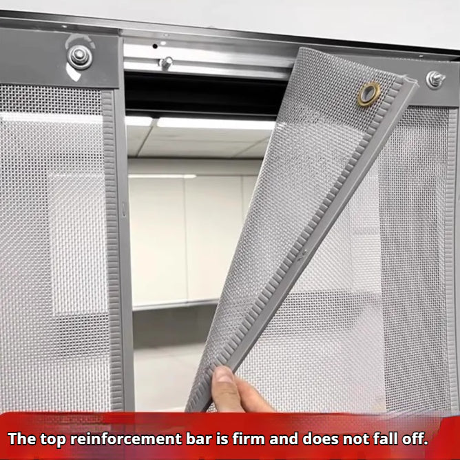 TIKTOK video same summer mesh mosquito proof door curtain, magnetic suction, full magnetic stripe home mosquito proof door curtain can be customized