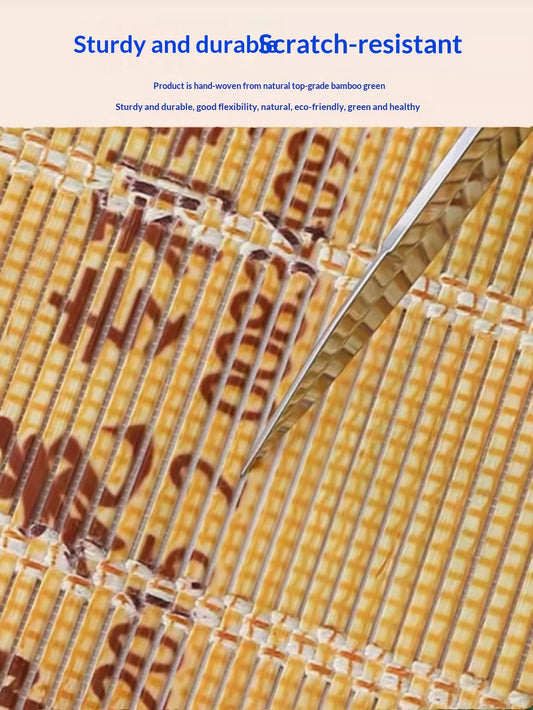 New bamboo door curtains, magnetic segmented bamboo door curtains, mosquito-proof and heat-insulating bamboo door curtains with full magnetic strips