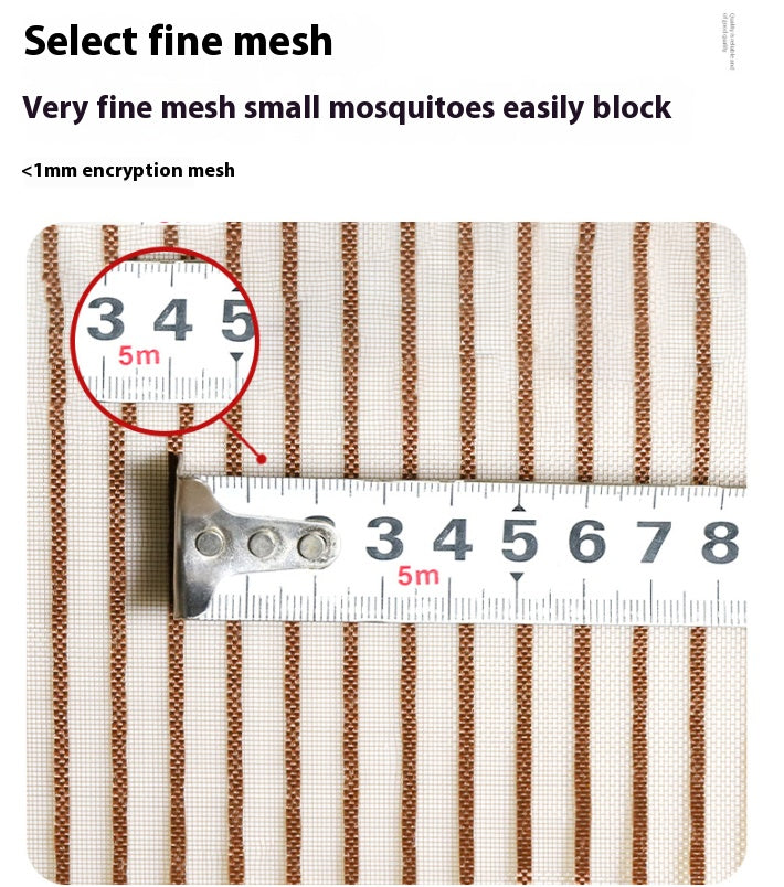 Diamond mesh anti-mosquito door curtain, summer home bedroom anti cat scratch magnetic, self-absorbing, no punching, anti-mosquito screen door curtains