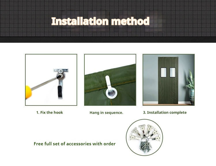 TIKTOK Video Same Winter Thick Cotton Door Curtain, Windproof and Warm, Close in and out in seconds