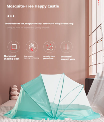 Baby mosquito net cover, newborn baby bed mosquito proof cover, children's bed mosquito net full cover foldable