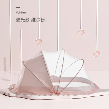 Baby mosquito net cover, newborn baby bed mosquito proof cover, children's bed mosquito net full cover foldable