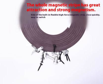 Magnetic self-absorbing door curtain, transparent air conditioning soft door curtain household magnetic door curtain wind dustproof