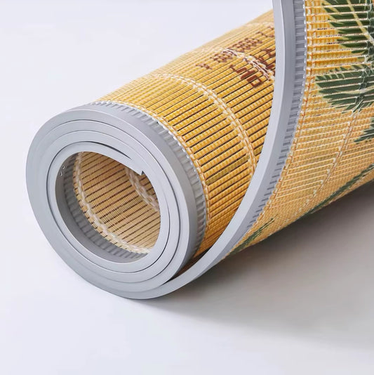 New bamboo door curtains, magnetic segmented bamboo door curtains, mosquito-proof and heat-insulating bamboo door curtains with full magnetic strips