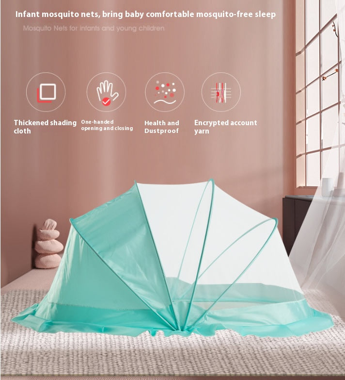 Baby mosquito net cover, newborn baby bed mosquito net cover, children's folding mosquito net