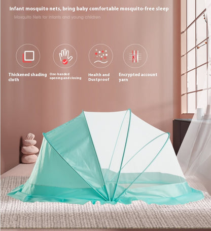 Baby mosquito net cover, newborn baby bed mosquito net cover, children's folding mosquito net