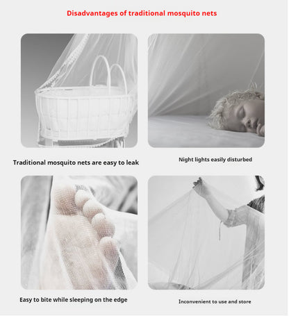 Baby mosquito net cover, newborn baby bed mosquito net cover, children's folding mosquito net