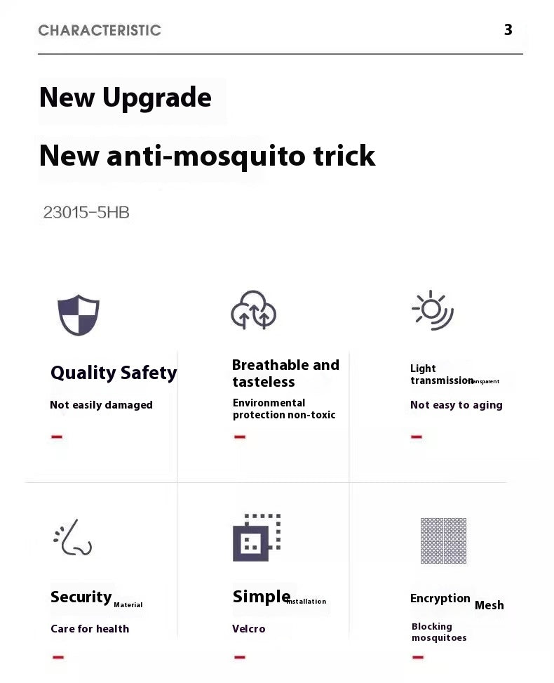 Nano screen, self-adhesive Velcro screen, thickening of home self-installed screens, invisible wrapped simple anti-mosquito screens