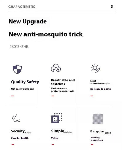 Nano screen, self-adhesive Velcro screen, thickening of home self-installed screens, invisible wrapped simple anti-mosquito screens