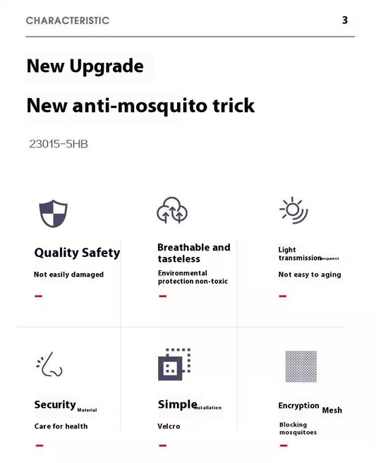 Nano screen, self-adhesive Velcro screen, thickening of home self-installed screens, invisible wrapped simple anti-mosquito screens