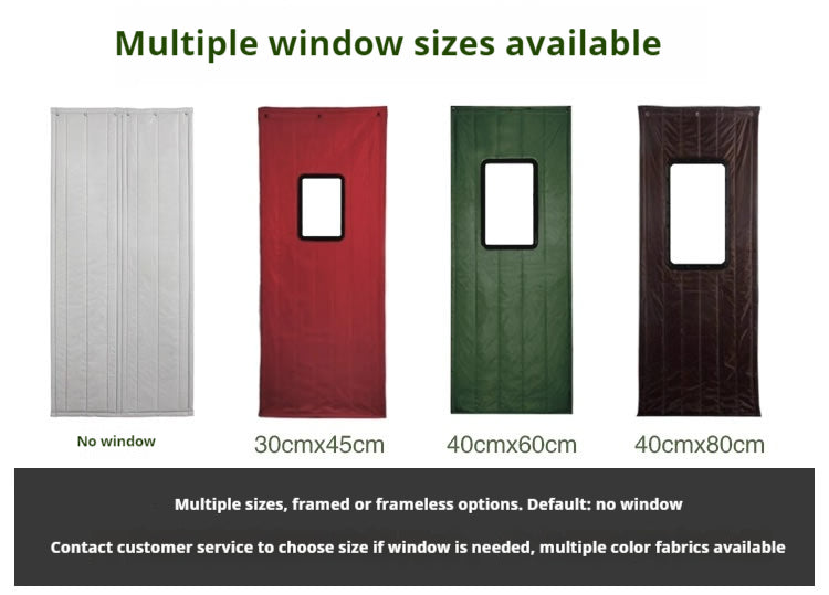 TIKTOK Video Same Winter Thick Cotton Door Curtain, Windproof and Warm, Close in and out in seconds