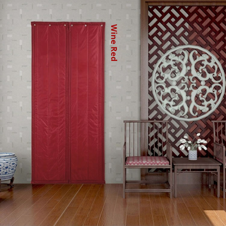 TIKTOK Video Same Winter Thick Cotton Door Curtain, Windproof and Warm, Close in and out in seconds