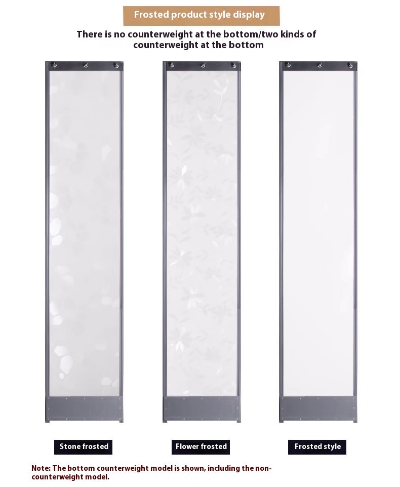 Magnetic self-absorbing door curtain, transparent air conditioning soft door curtain household magnetic door curtain wind dustproof