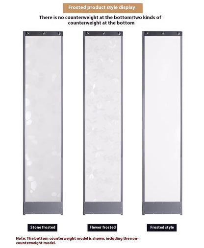 Magnetic self-absorbing door curtain, transparent air conditioning soft door curtain household magnetic door curtain wind dustproof