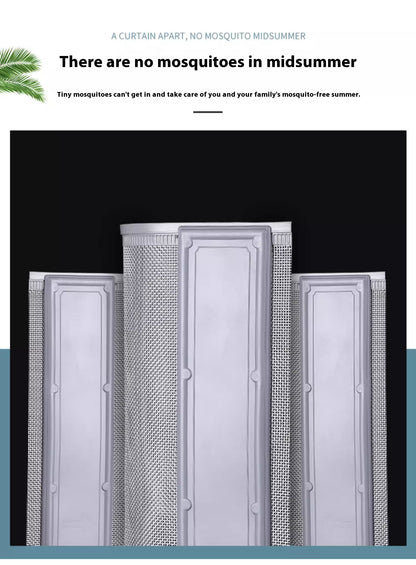 Summer anti-mosquito curtains, self-absorbing screen curtains, breathable anti-fly screen curtains, ventilated magnet magnet suction soft sand curtains