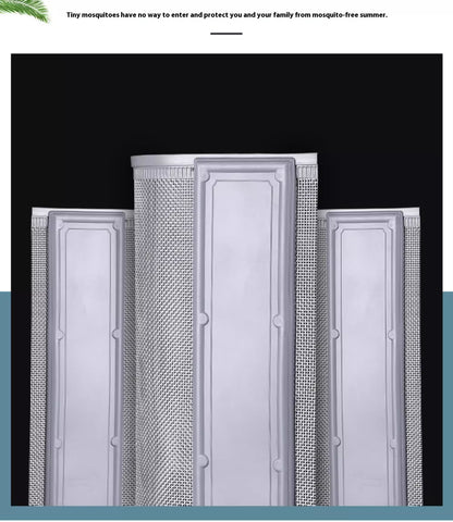 Summer anti-mosquito home curtains, self-absorbing screen door curtains, breathable anti-fly insect screen curtains, ventilated magnet magnetic door curtains
